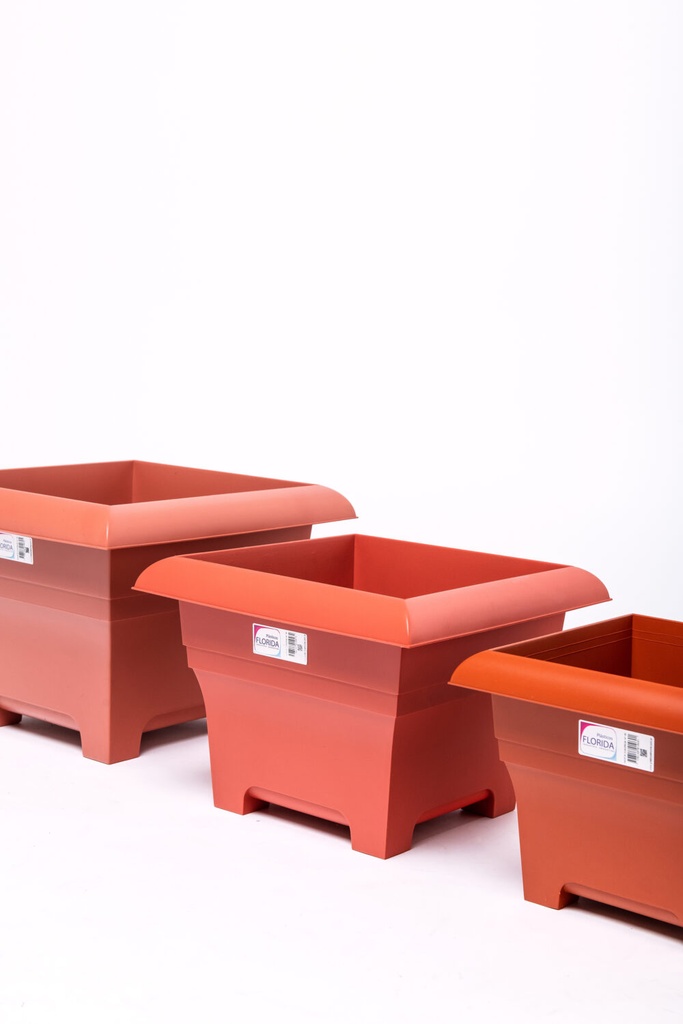 MACETA CUADRADA N°40 "FLORIDA"