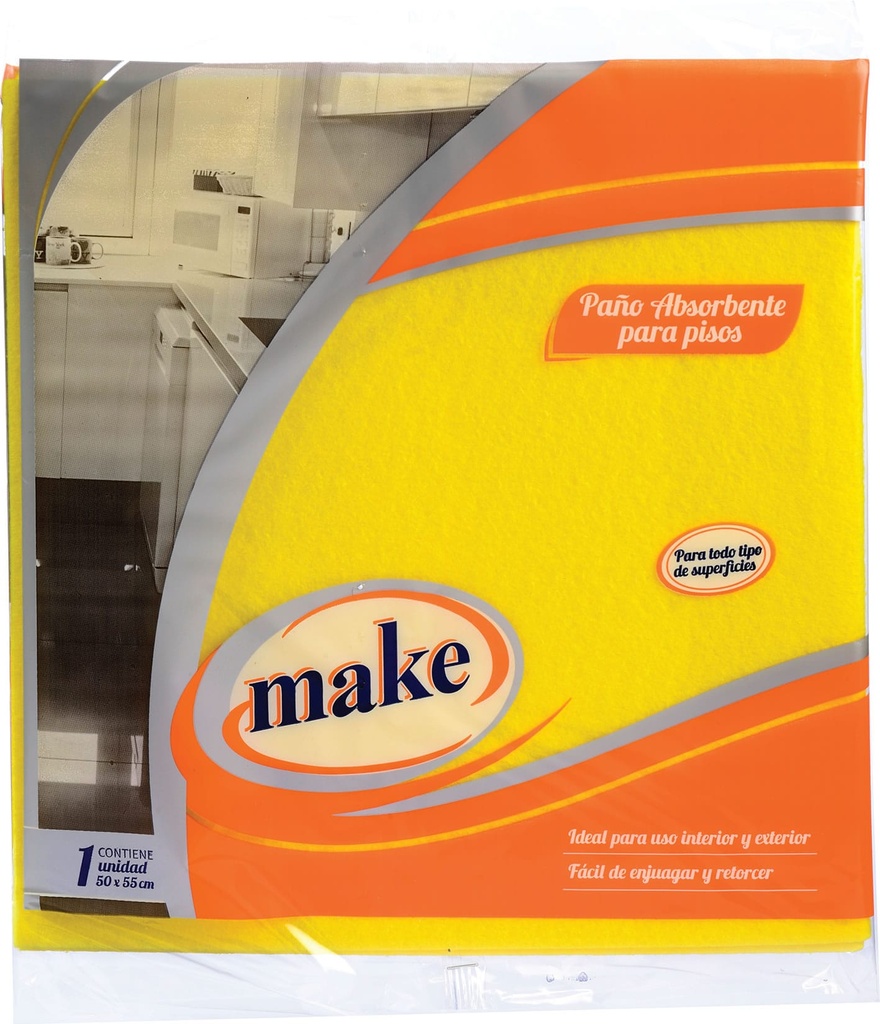 PAÑO PISO AMARILLO ENVASADO x 1