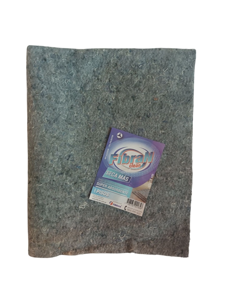 TRAPO DE PISO GRIS PUNZONADO "FIBRAN"