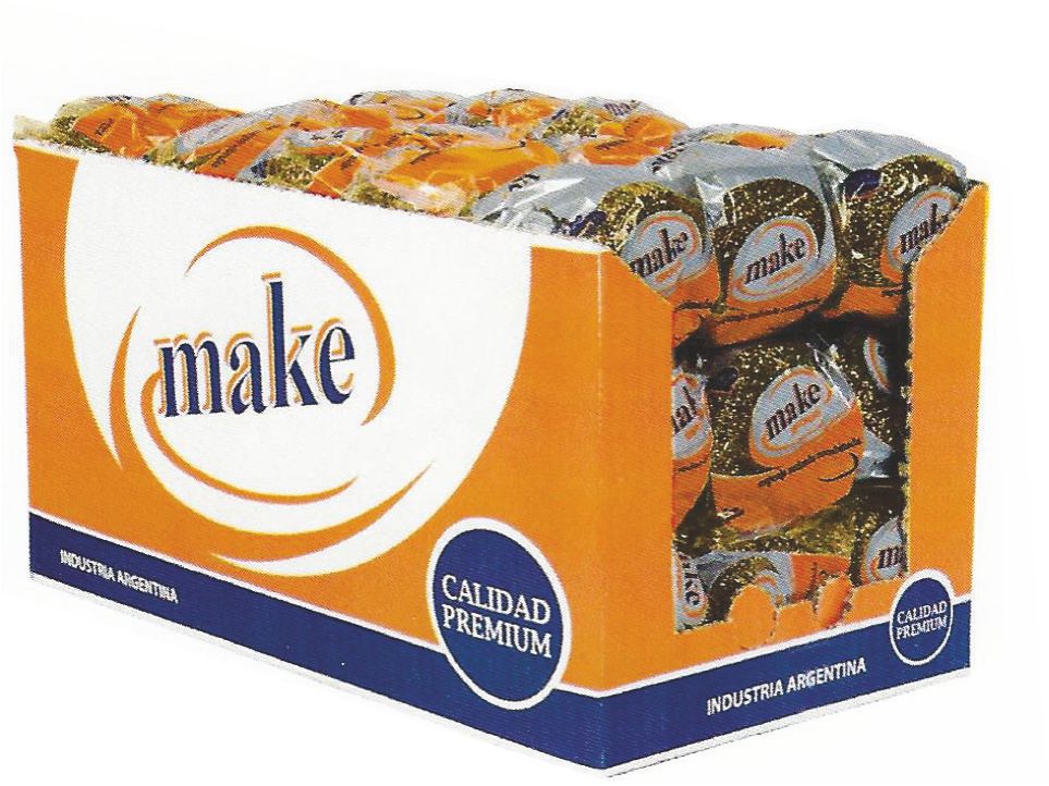 ESPONJA DORADA 10 gr. EN CAJA  "MAKE"