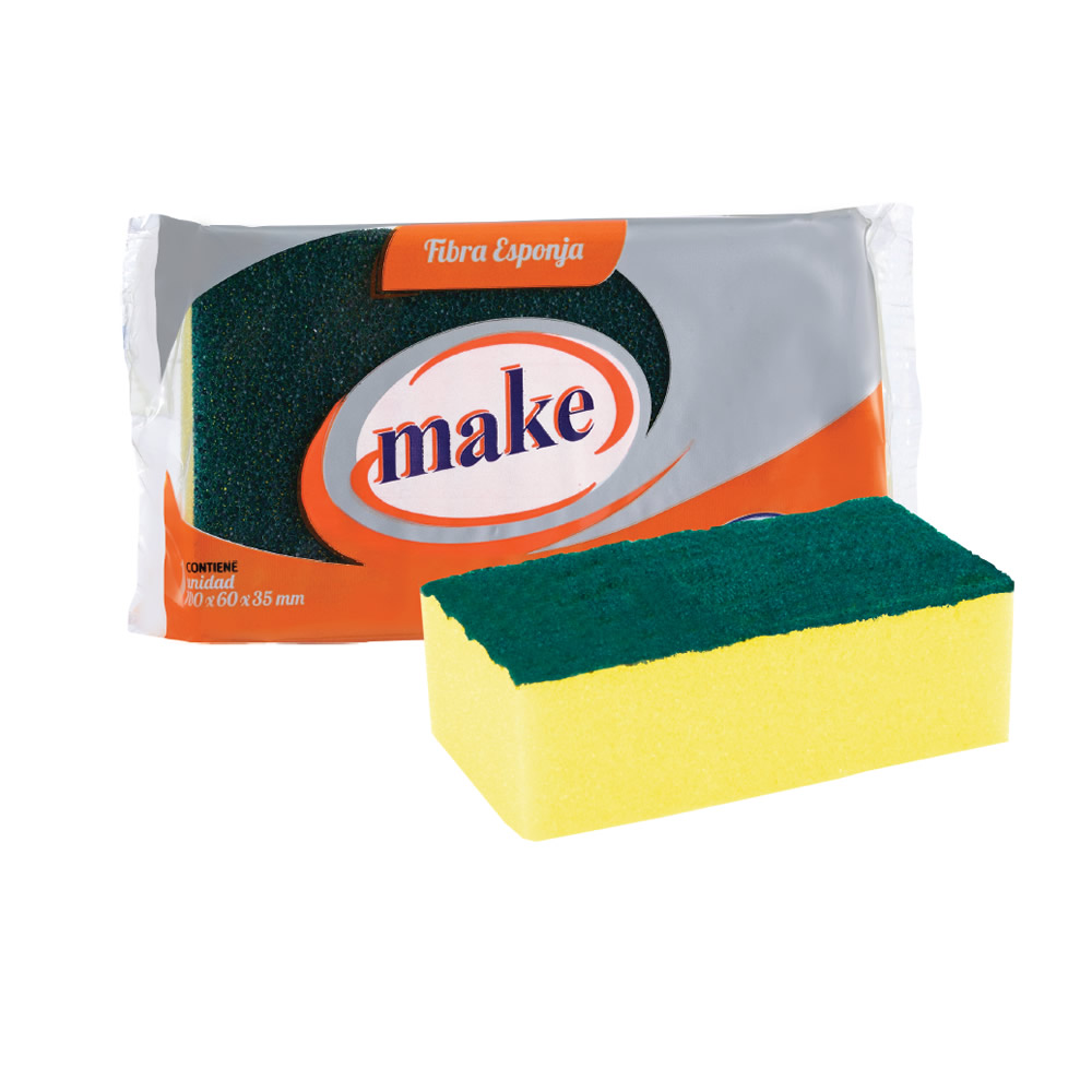 FIBRA ESPONJA LISA   "MAKE"