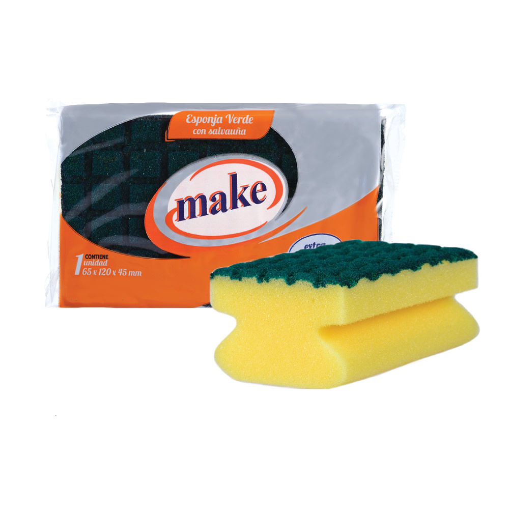 FIBRA ESPONJA SALVA UÑAS  "MAKE"
