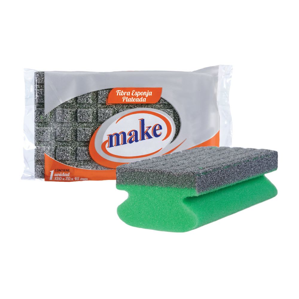 FIBRA ESPONJA VERDE  "MAKE"