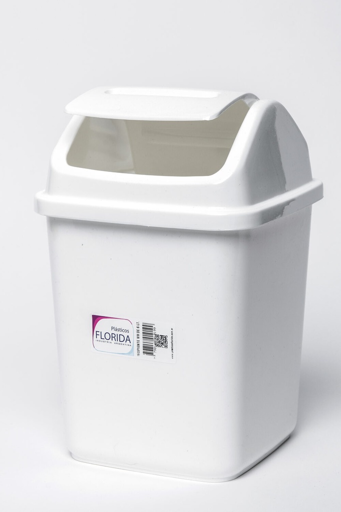 CESTO RESIDUOS VAIVEN 6 Lts. "FLORIDA"