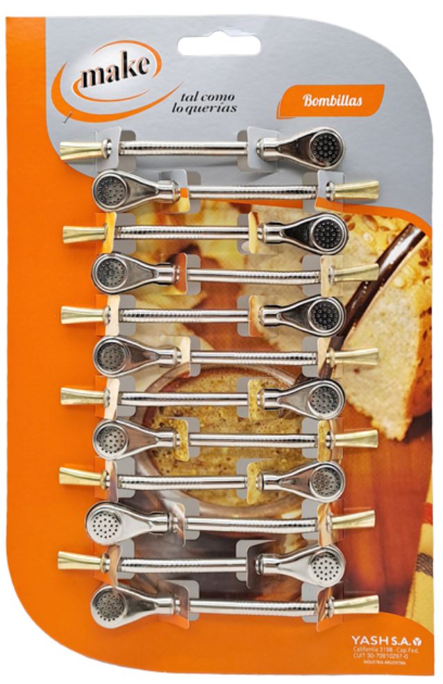 BOMBILLA NIQ. MINI CURVA blister x 12 "MAKE"
