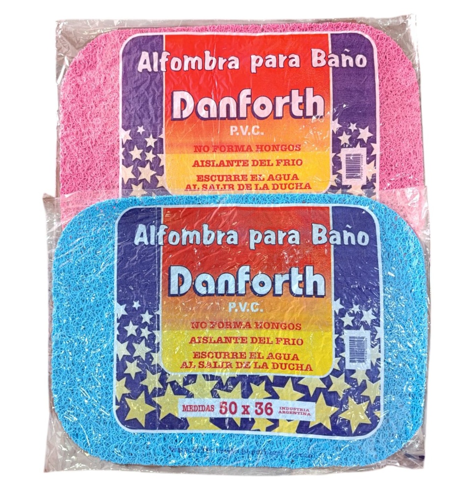 ALFOMBRA BAÑO PLAST. "DANFORTH"