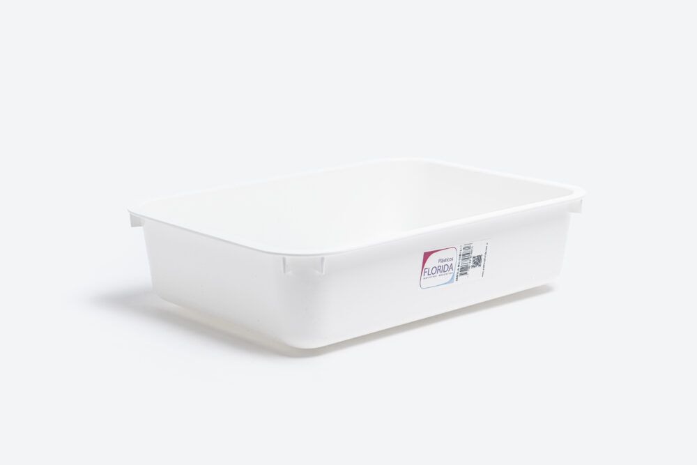 BATEA BLANCA 30x22x7 cm 5 lts