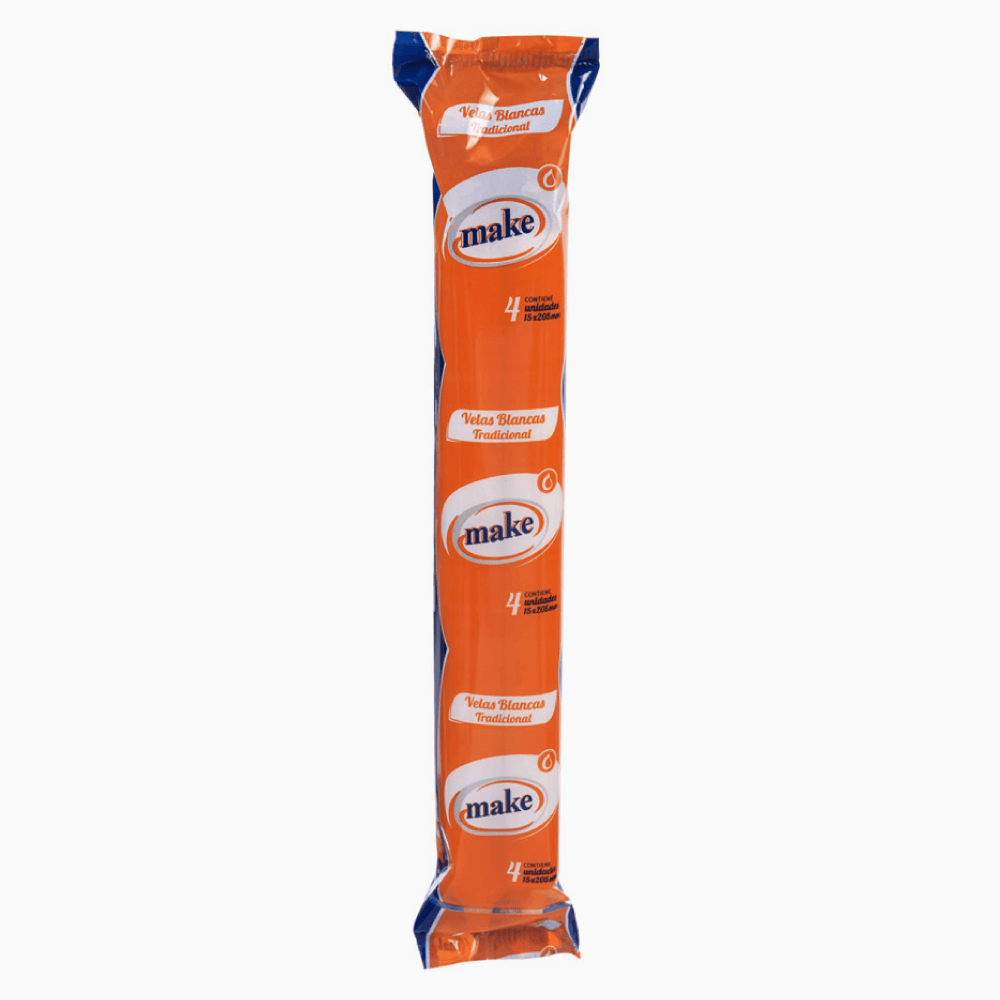 VELAS 205 mm x 4 un. "MAKE"