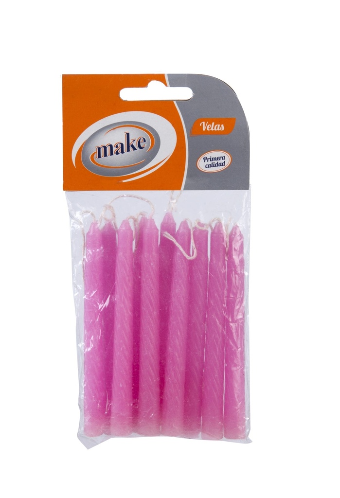 VELAS CUMPLEAÑOS x 10  "MAKE"