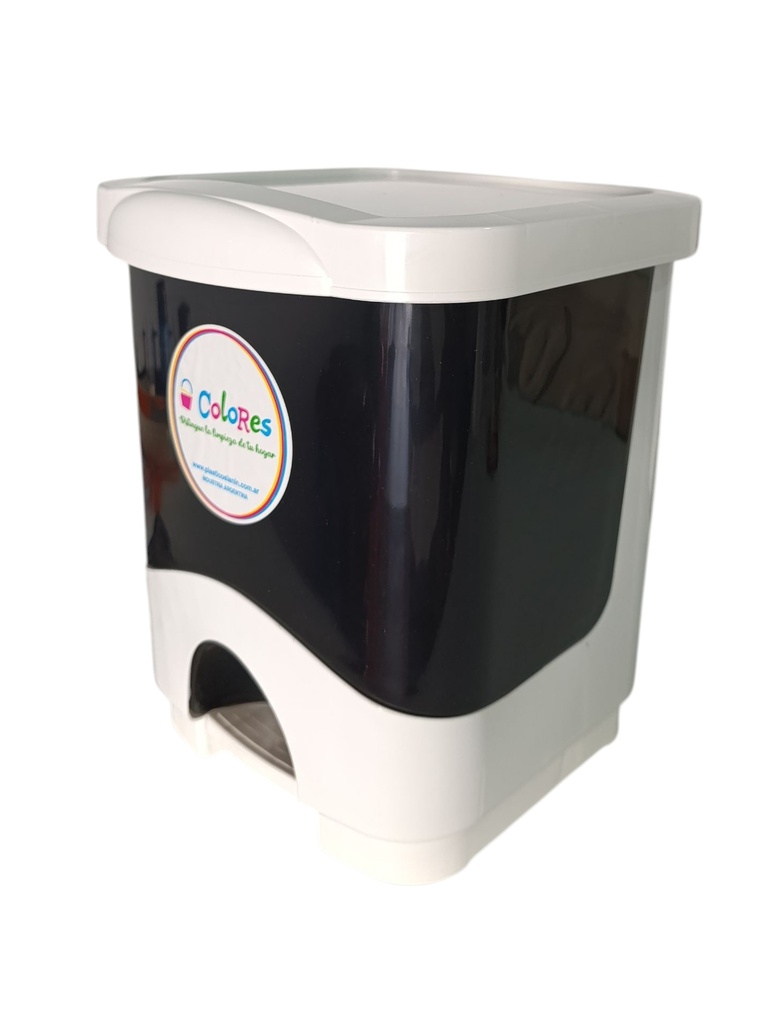 CESTO RESIDUO PEDAL 16 LTS "COLORES"