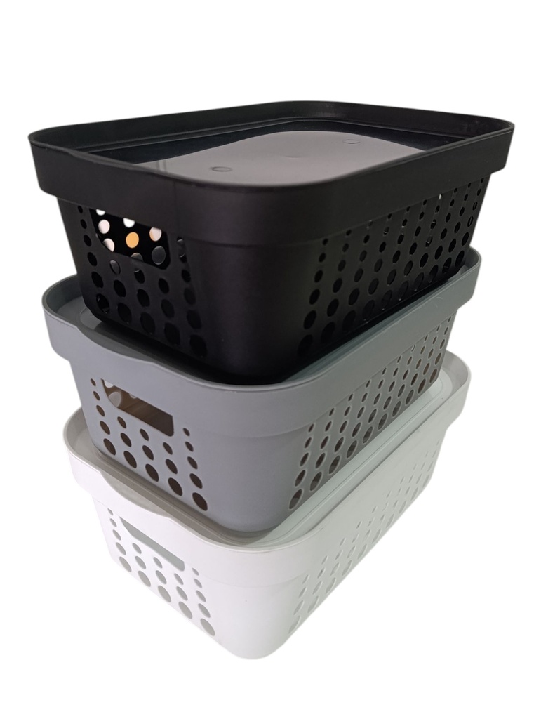 CANASTO CIRCULOS CON TAPA 