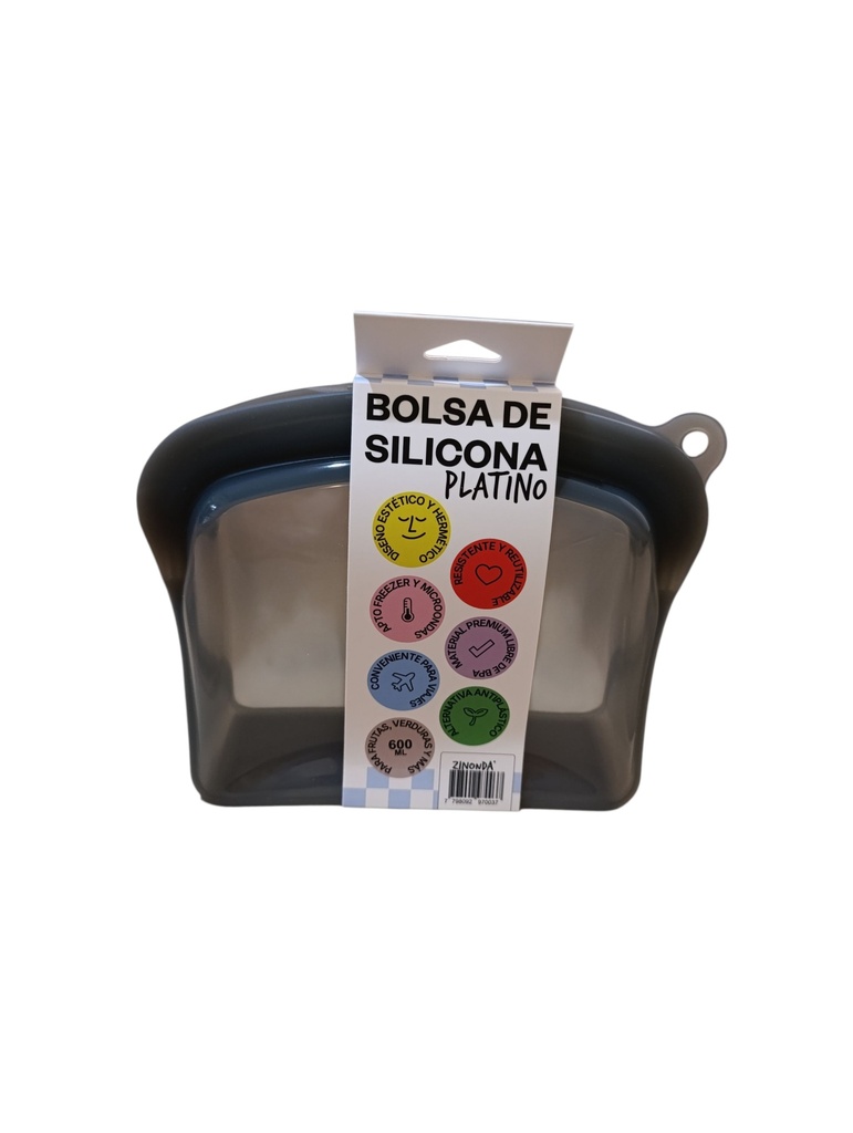 BOLSA SILICONA 600 ML "MAKE"
