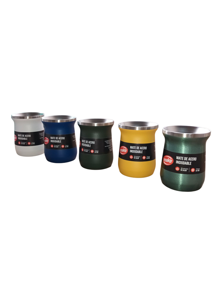 MATE ACERO INOXIDABLE "MAKE"