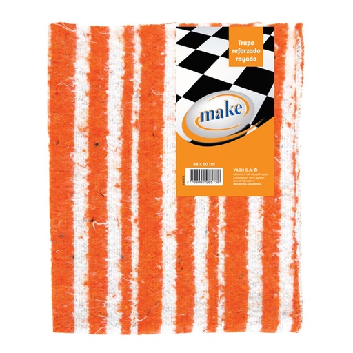[6573] TRAPO DE PISO RAYADO "MAKE"