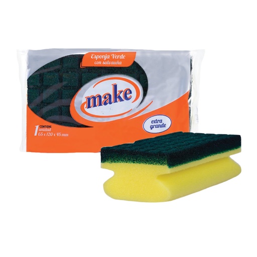 [6728] FIBRA ESPONJA SALVA UÑAS EXTRA GRANDE "MAKE"