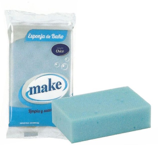 [4162] ESPONJA BAÑO COMUN   "MAKE"