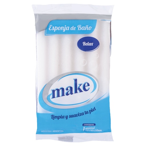 [6105] ESPONJA BAÑO MASAJE  "MAKE"