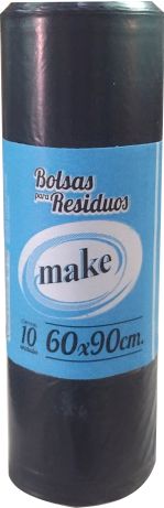 [6925] BOLSA PLEGADA EN ROLLO 60x90x10  "MAKE"