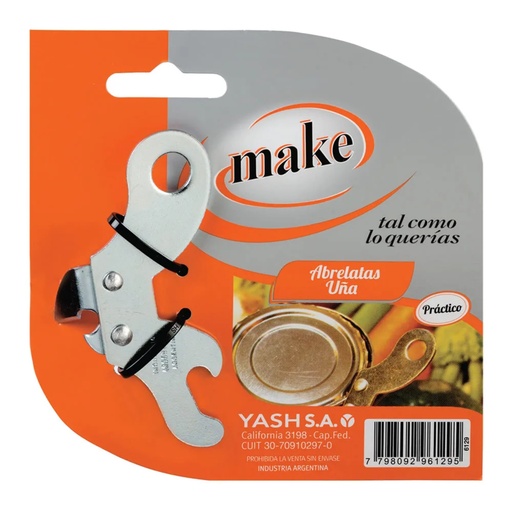 [6129] ABRELATAS UÑA  "MAKE"