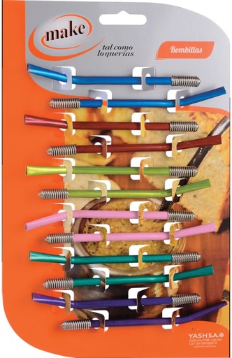 [6709] BOMBILLA COLOR blister x 12 "MAKE"