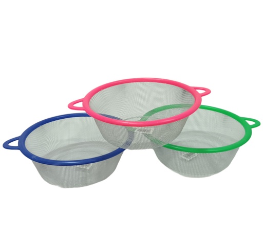 [U1001] COLADOR/TAMIZADOR PLASTICO 20 cm