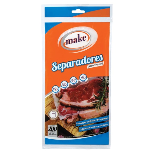 [6848] SEPARADORES PARA FREEZER x 200 u