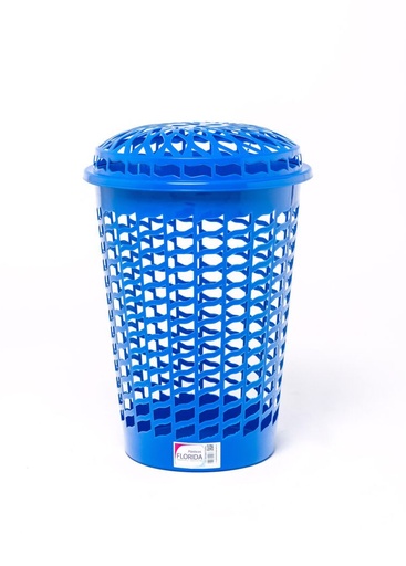 [8339] CESTO ROPA REDONDO CON TAPA "FLORIDA"