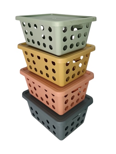 [P302] CANASTOS MULTIFUNCION CON TAPA 