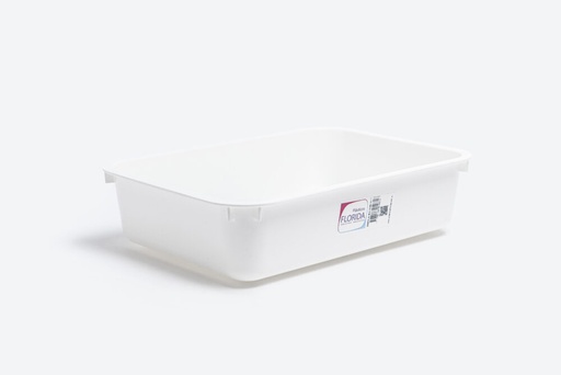 [8357] BATEA BLANCA 30x22x7 cm 5 lts