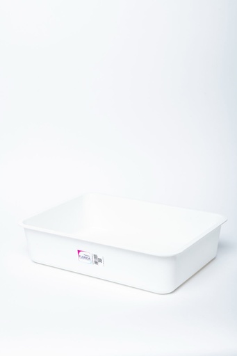 [8358] BATEA BLANCA 30x40x10 cm 9,5 lts.