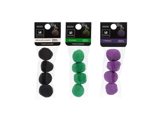 [I1684] ESFERAS DEFUMADORAS x 4